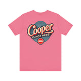 Where's Cooper- Unisex Jersey Short Sleeve Tee