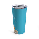 Motivated By Caffeine & K9s (Blue) Tumbler 20oz