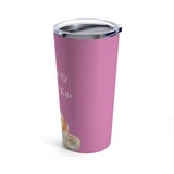 Motivated By Caffeine & K9s (Pink) Tumbler 20oz