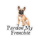 Pardon My Frenchie Kiss-Cut Sticker