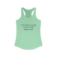 Doodle like a Poodle- Women's Ideal Racerback Tank