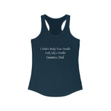 Doodle like a Poodle- Women's Ideal Racerback Tank