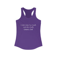 Doodle like a Poodle- Women's Ideal Racerback Tank