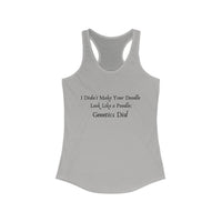 Doodle like a Poodle- Women's Ideal Racerback Tank