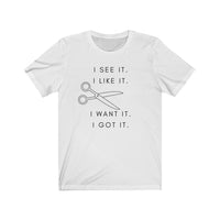 I See It Jersey Short Sleeve Tee